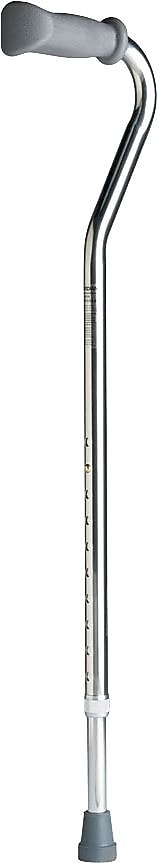 Guardian Single Point Handle Cane, Black, Offset Handle, 6/Pack (G05356)