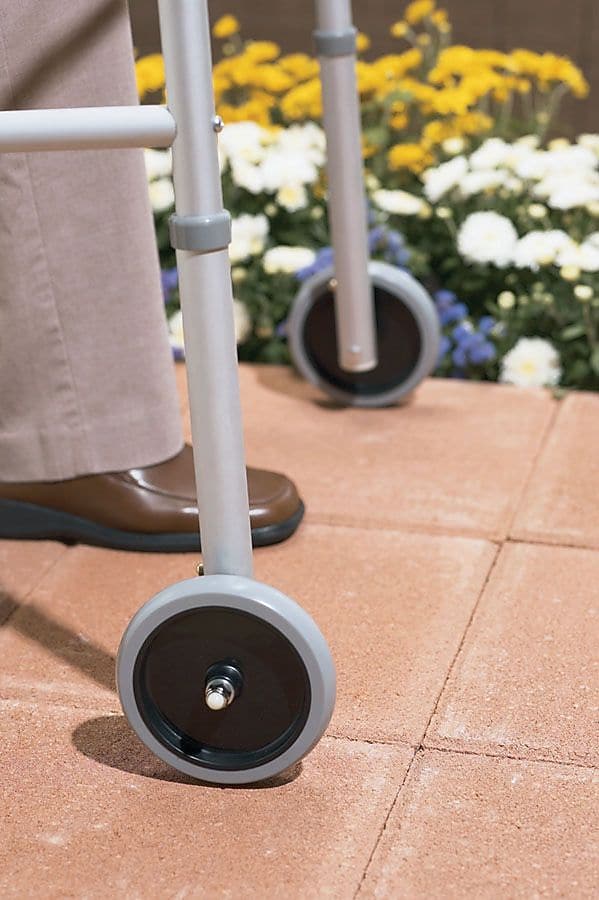 Guardian Signature Walker Front Wheel Attachment, 5" Size, 1" dia, 2/Set (G07722-8B)