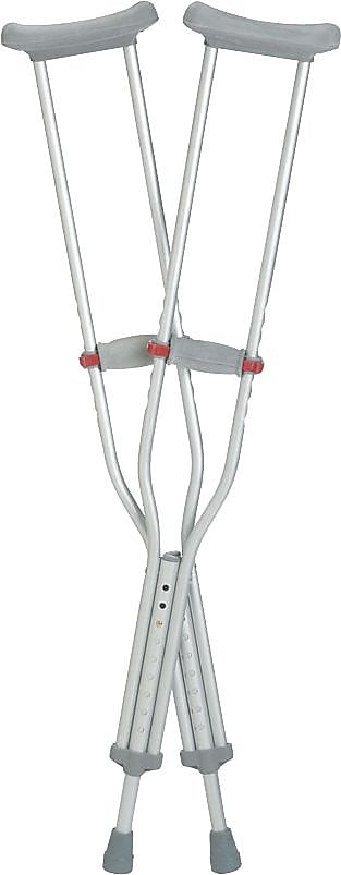 RedDot Aluminum Crutch, Adult, 1 Pair (G91-214-8H)