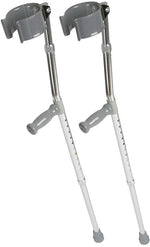 Medline Forearm Crutches, 5 ft 10" to 6 ft 6" H, Tall Adult (MDS805160)