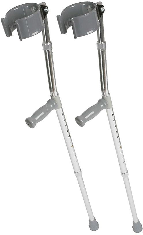 Medline Forearm Crutch, 5 ft to 6 ft 2" H, Adult (MDS805161)