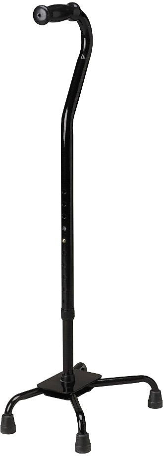 Medline Small Base Bariatric Quad Canes, Black, Each (MDS86222XW)