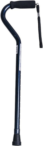 Medline Fashion Canes, Chrome, Offset Handle, 6/Carton (MDS86420CHRW)