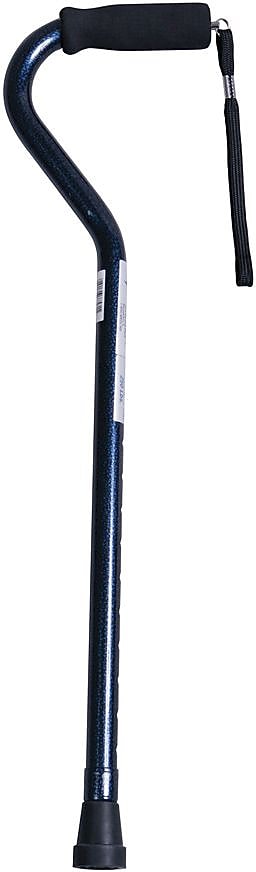 Medline Fashion Canes, Chrome, Offset Handle, 6/Carton (MDS86420CHRW)