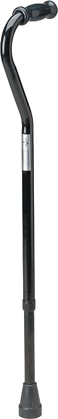 Medline Offset Handle Bariatric Canes, Black, Each (MDS86420XW)