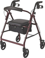 Guardian Basic Rollators, Burgundy, Each (MDS86850E)