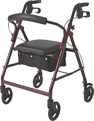 Guardian Basic Rollators, Burgundy, Each (MDS86850E)