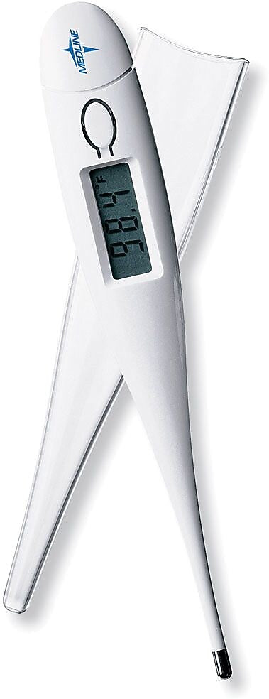 Medline Standard Digital Oral Thermometers, Latex-free, 20/Box