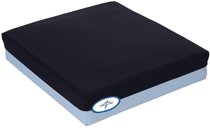 Medline Gel-foam Pressure Reduction Wheelchair Cushions, 18" L x 3" W x 16" D (MSCPRC31816)