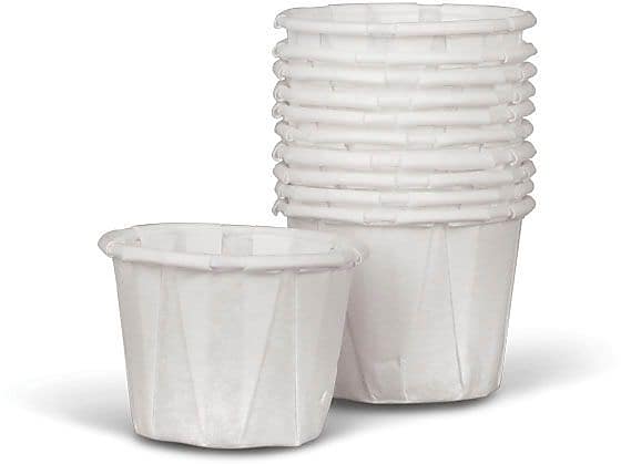 Medline Disposable Paper Souffle Cups, 0.75 oz., 5000/Pack (NON024215)