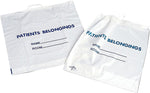 Medline Rigid Handle Patient Belonging Bags, White, 250/Pack (NON026320)