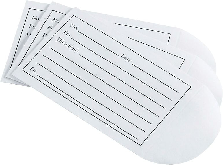 Medline Medication Envelopes, 3 1/2" x 2 1/4" Size, 500/Box