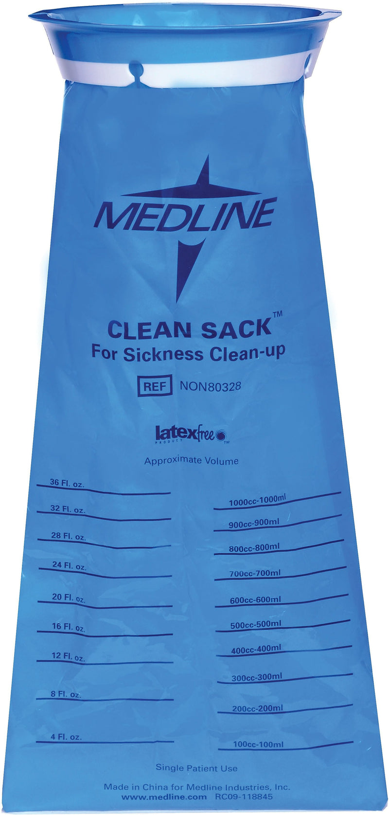 Medline Emesis Bags, Blue, 36 oz., 144/Pack