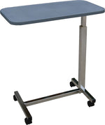 Medline Composite H-base Overbed Tables, 30"L x 15"W x 30" - 47"H