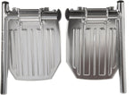 Medline Aluminum Footplates, Non Bariatric, Excel 2000 Transport Wheelchairs Compatible (WCA806900)