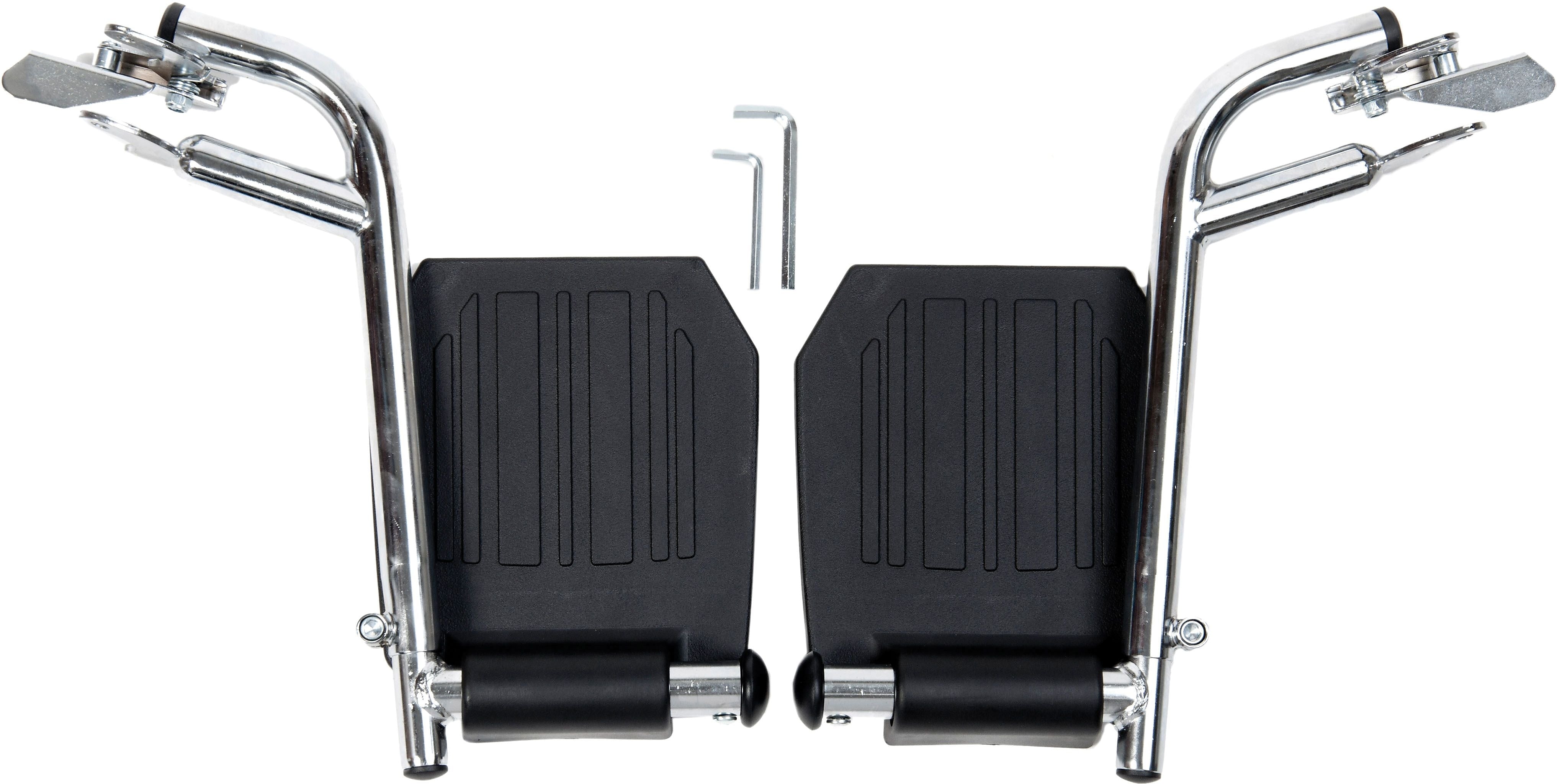 Medline Swing Away Footrests, Bariatric, Universal Wheelchairs Compatible (WCA806965HCMP)