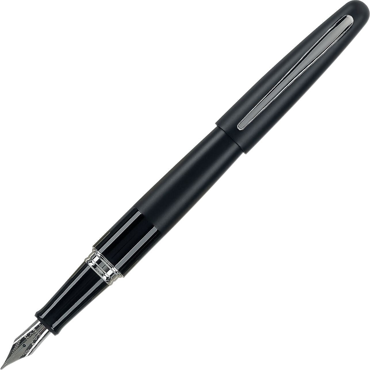 Pilot MR Metropolitan Collection Fountain Pen , Medium Point , Black Barrel , Black Ink (91107)