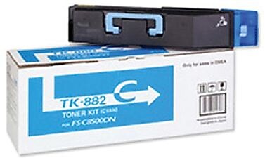 Kyocera TK-882C Cyan High Yield Toner Cartridge