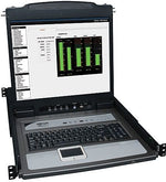 Tripp Lite B020-U08-19-K NetDirector Console IP KVM Switch With 19" LCD, 8 Ports