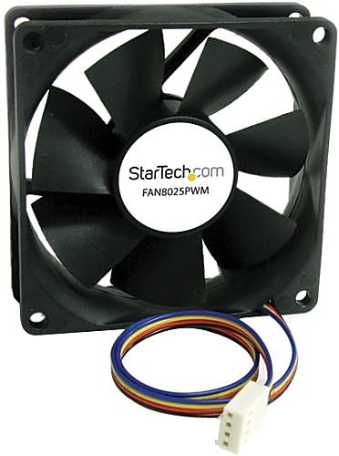 StarTech FAN8025PWM Computer Case Fan With Pulse Width Modulation Connector
