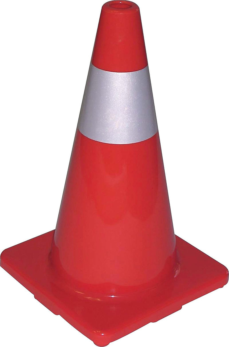Tatco Reflective PVC Traffic Cone, Orange (TCO25500)