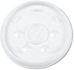 Dart Straw Slot Lids, 16 oz., Clear, 1000/Carton (16SL)