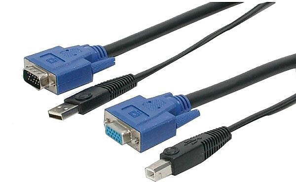 StarTech SVUSB2N1_6 2-In-1 USB KVM Cable, 6'