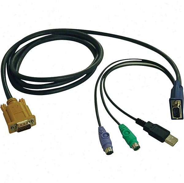 Tripp Lite P778-006 KVM Switch USB/PS2 Combo Cable, 6'