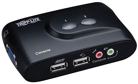 Tripp Lite B004-VUA2-K-R 2-Port USB KVM Switch