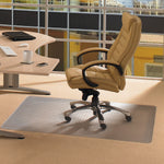 Floortex Phthalate Free Carpet Chair Mat, 45" x 53'', Low-Pile, Clear (FLRPF1113425EV)