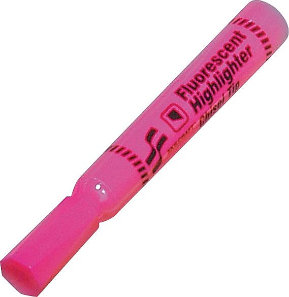 AbilityOne Dallas Lighthouse Highlighters, Chisel Tip, Pink