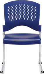 Raynor Eurotech S4000 Plastic Aire Stackable Chair, Navy