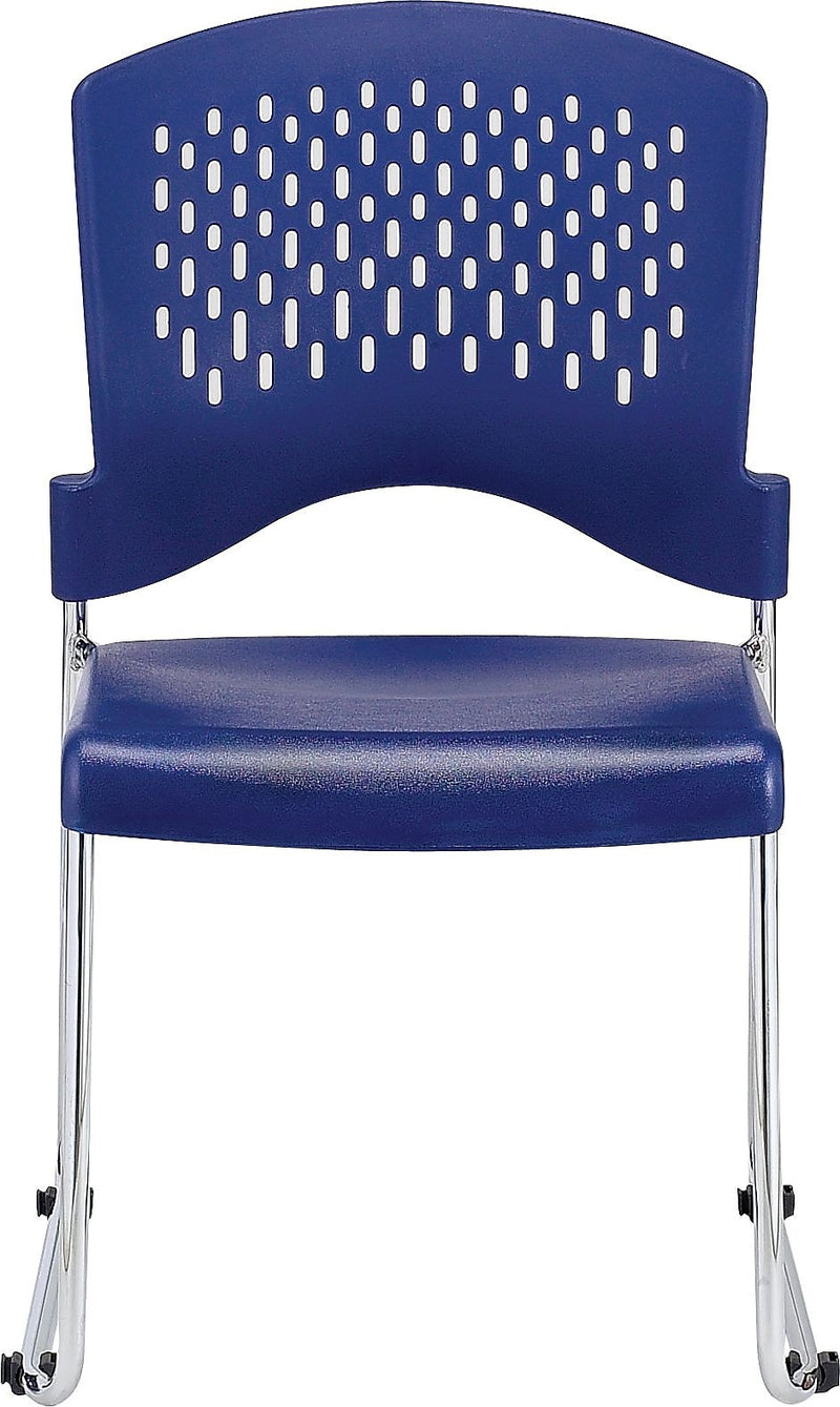 Raynor Eurotech S4000 Plastic Aire Stackable Chair, Navy