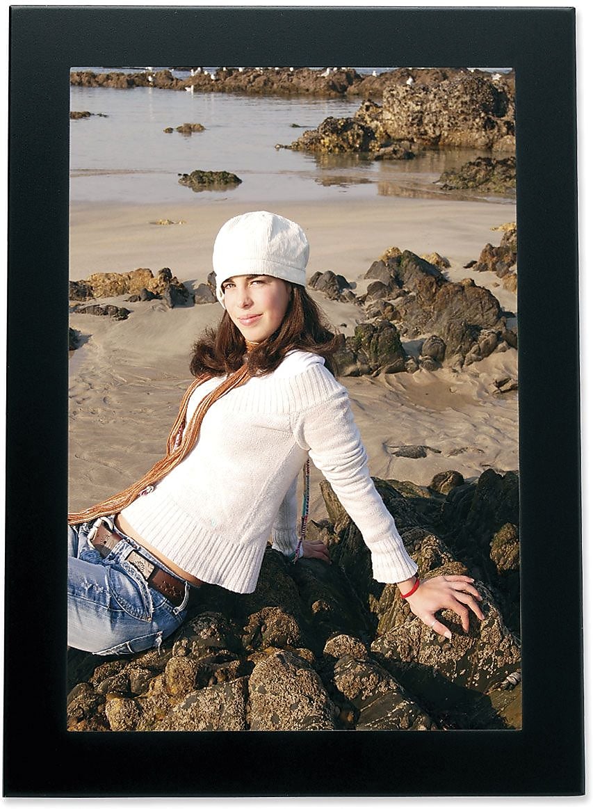 Lawrence Frames 4"x6" Metal Picture Frame, Black (230046)