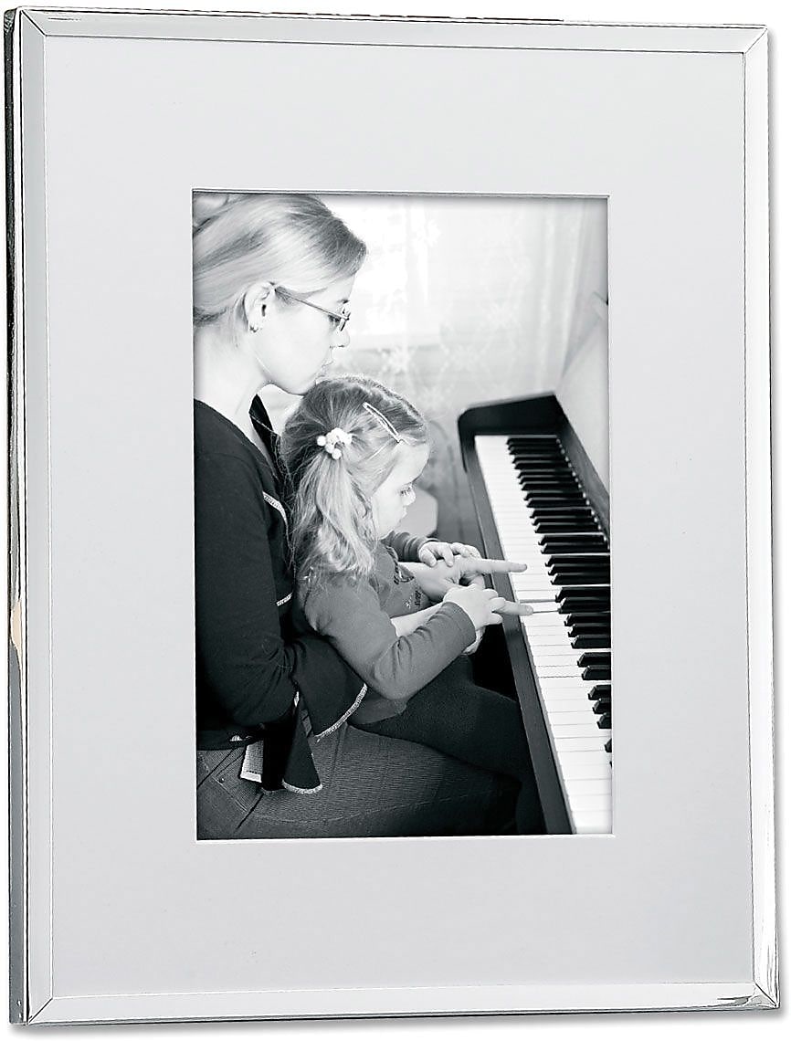 Lawrence Frames Silver Plated Matted 8" x 10" Picture Frame (284080)
