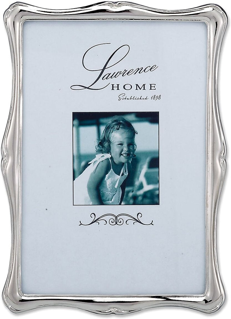 Lawrence Frames 4" x 6" Silver Metal Romance Picture Frame (710246)