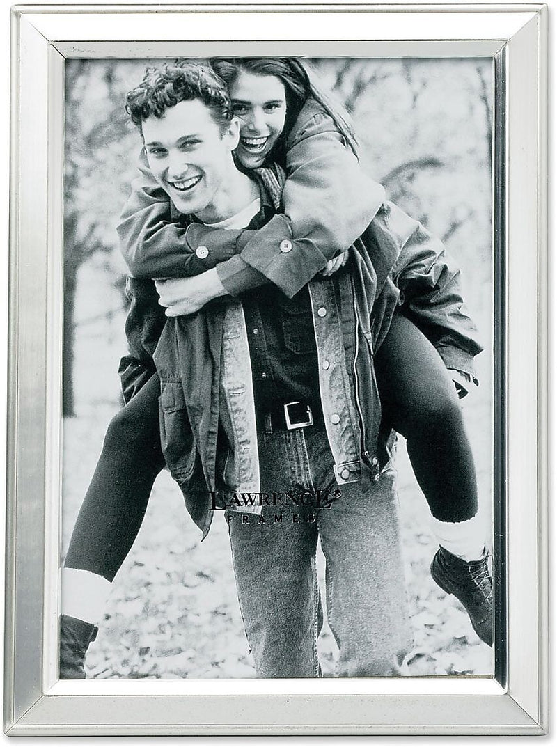 Lawrence Frames 5" x 7" Metal Picture Frame, Brushed Silver (750157)
