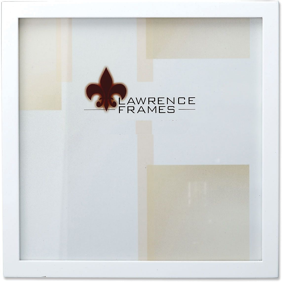 Lawrence Frames 10" x 10" Studio Wood White Picture Frame (755810)