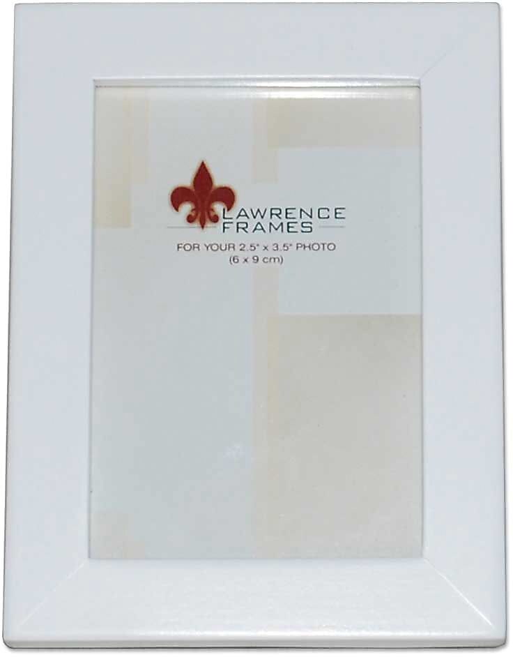 Lawrence Frames Gallery Collection 2" x 3" Wood Picture Frame, White (755823)