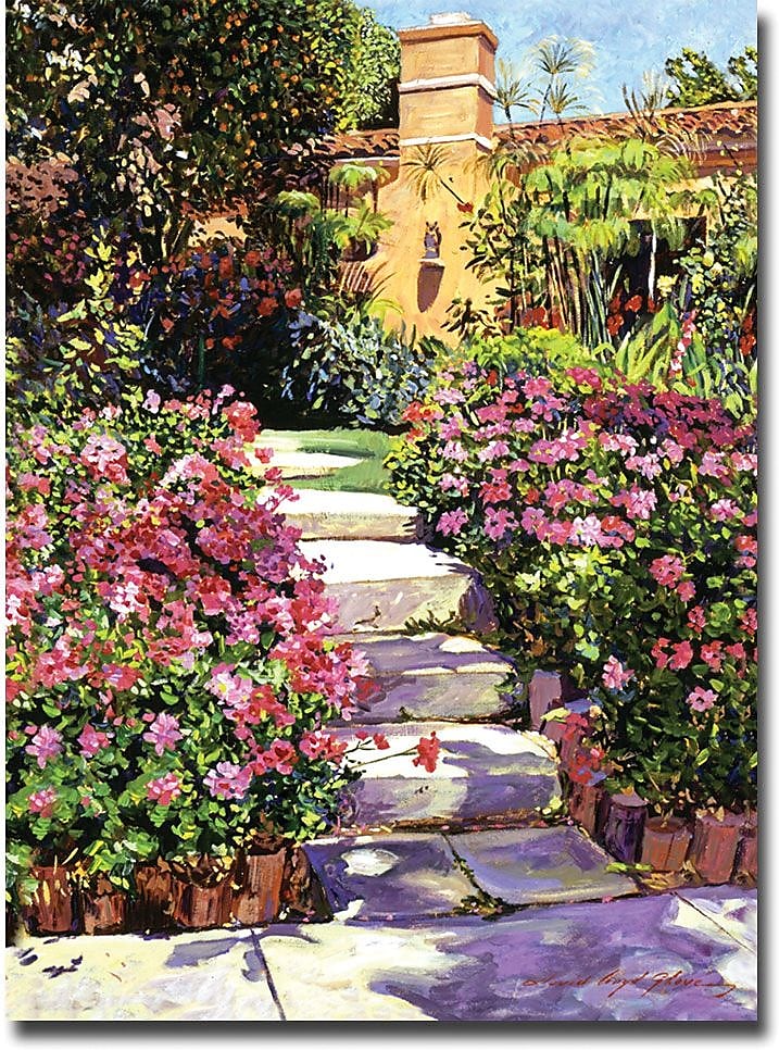 Trademark Global David Lloyd Glover "The Five Steps" Canvas Art, 18" x 24"