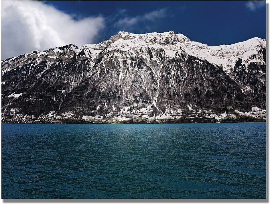 Trademark Global Philippe Sainte Laudy "Brienz Lake Switzerland" Canvas Art, 30" x 47"