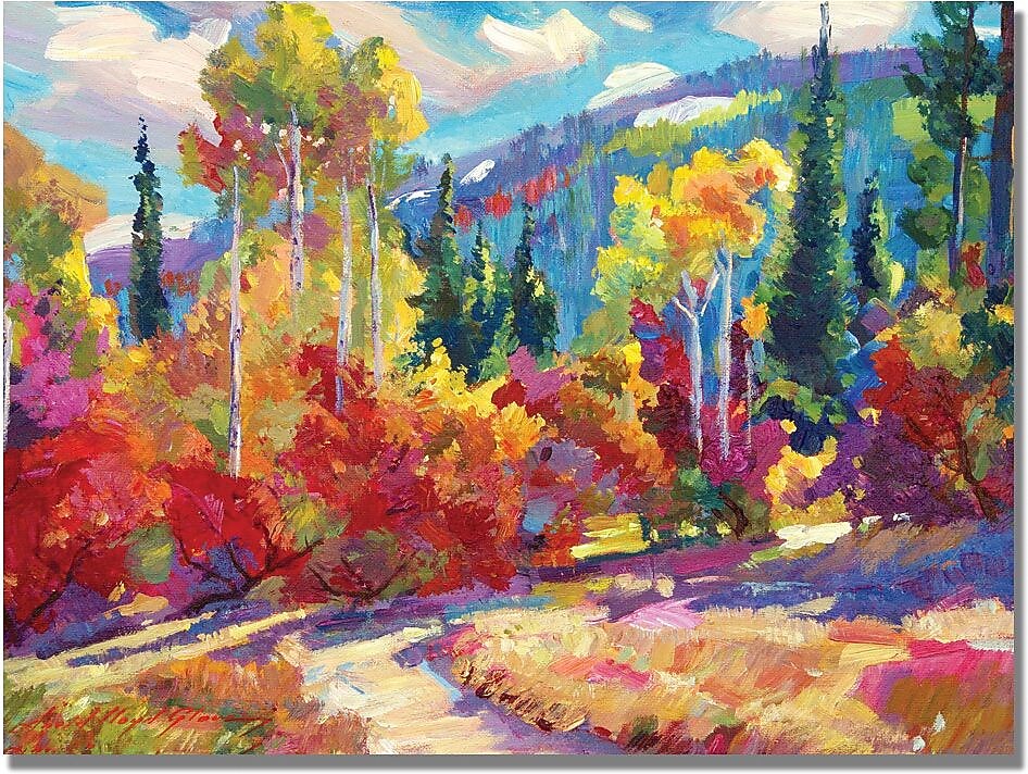 Trademark Global David Lloyd Glover "The Colors of New Hampshire" Canvas Art, 35" x 47"