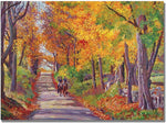 Trademark Global David Lloyd Glover "Autumn Ride" Canvas Art, 22" x 32"