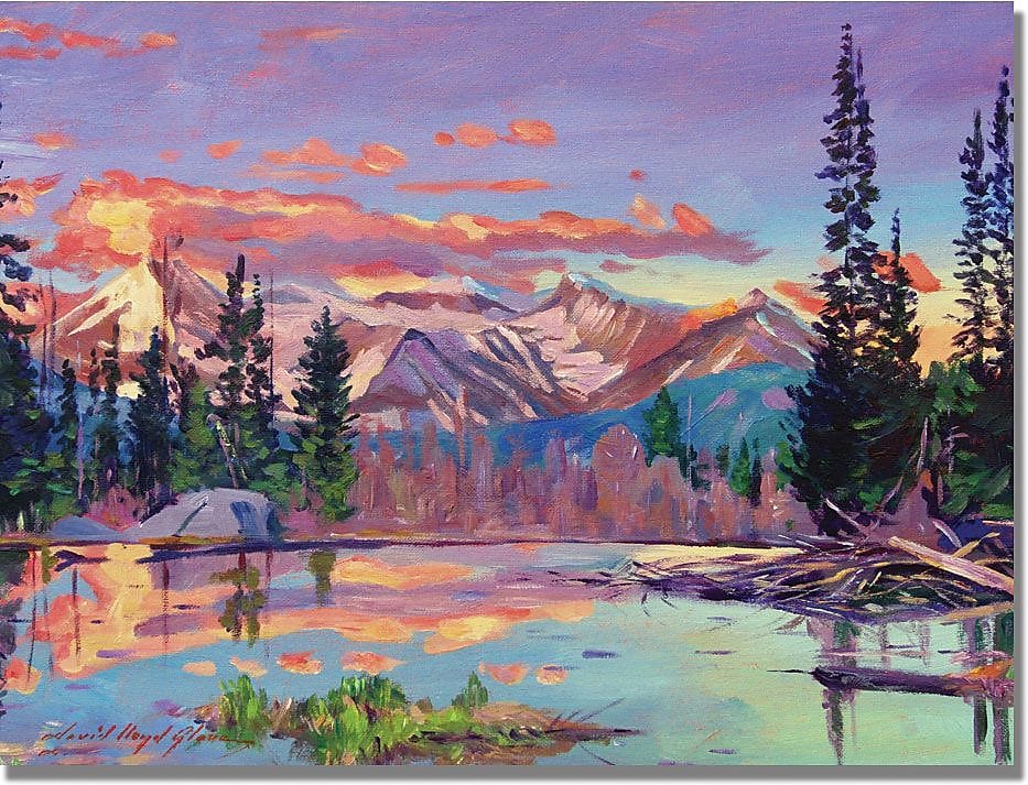 Trademark Global David Lloyd Glover "Evening Serenity" Canvas Art, 24" x 32"