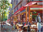 Trademark Global David Lloyd Glover "Paris Cafe" Canvas Art, 24" x 32"