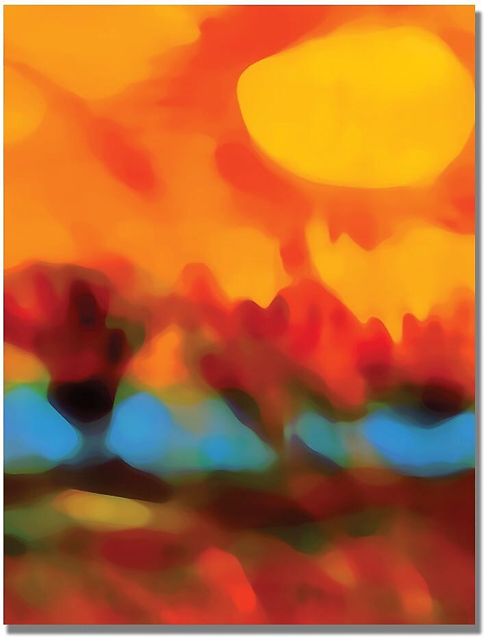 Trademark Global Amy Vangsgard "Sunset in the Fields" Canvas Art, 24" x 32"