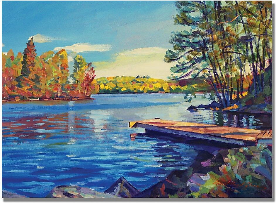 Trademark Global David Lloyd Glover "End of Summer" Canvas Art, 18" x 24"