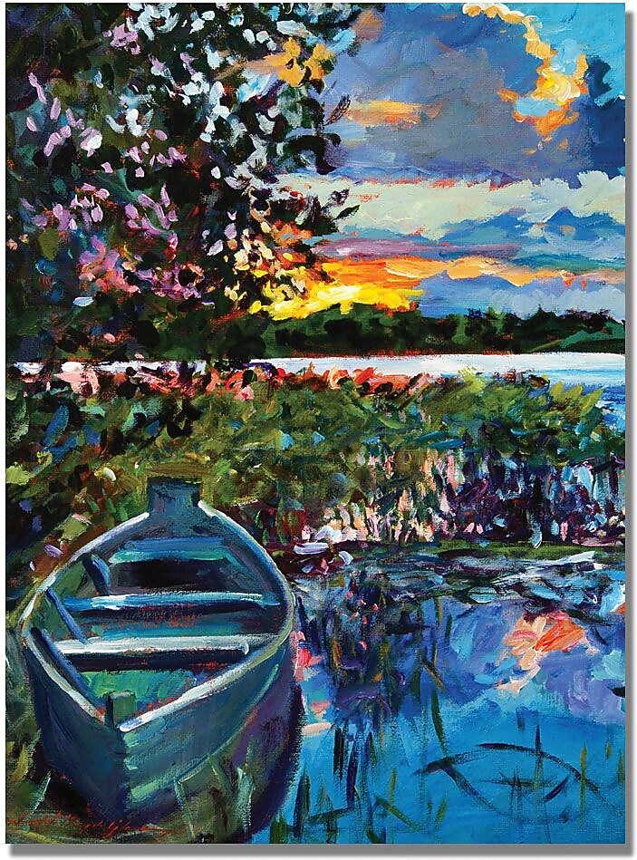 Trademark Global David Lloyd Glover "Days End" Canvas Art, 18" x 24"