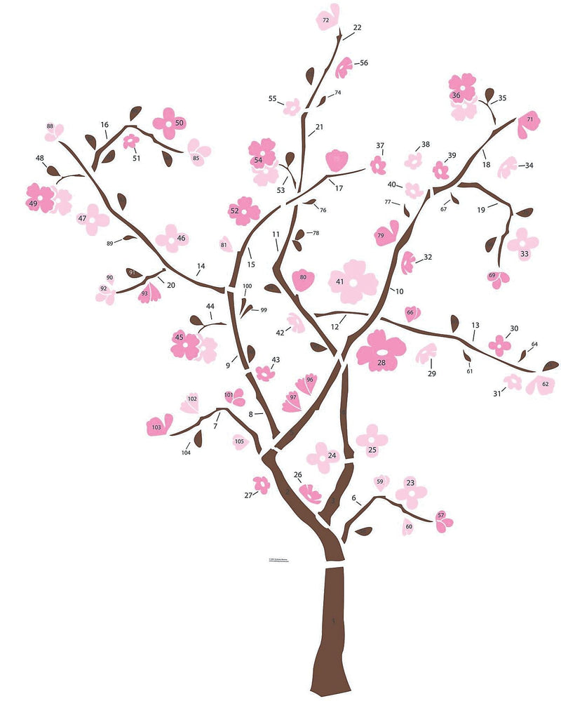 RoomMates® Spring Blossom Tree Peel and Stick Giant Wall Decal, 18" x 40"