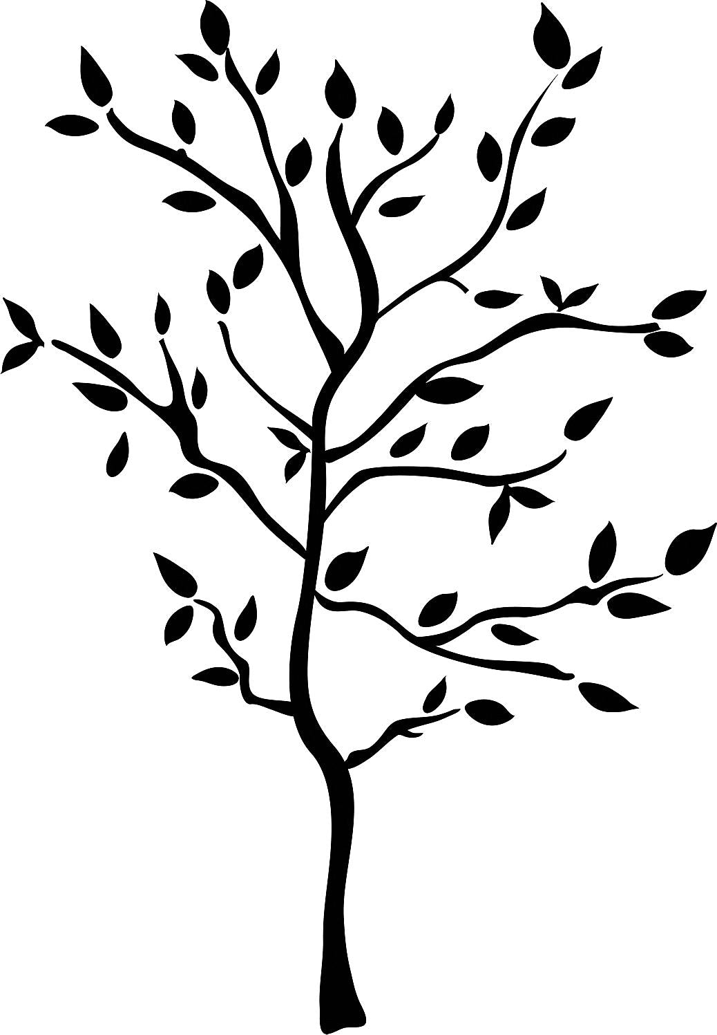RoomMates® Tree Branches Peel and Stick Wall Decal, 18" x 40", 9" x 40"
